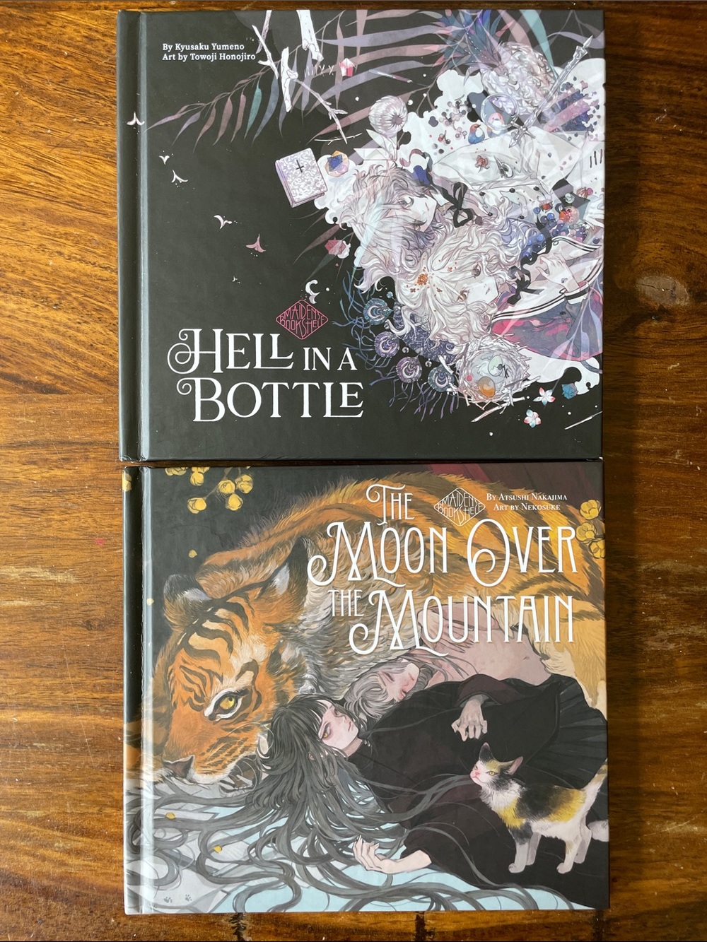 Hell in a Bottle Paperback Book - White Pages with Black Text